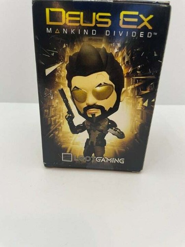 Deus Ex Mankind Divided Adam Jansen 3" Mini Figure NIB Loot Crate Figurine