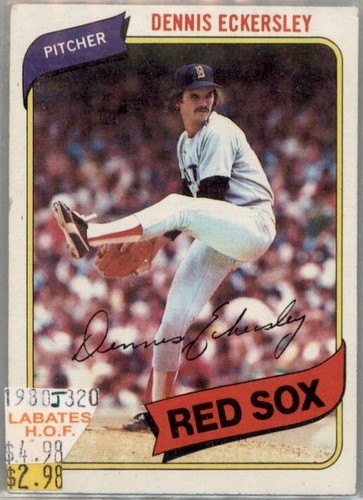 Dennis Eckersley HOF Cleveland Indians Chicago Cubs Oakland Athletics 57 Av. - Picture 8 of 40