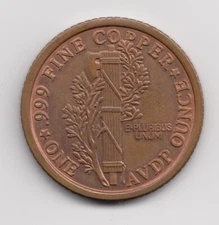 2013 United States of America  LIBERTY One Ounce of .999 Fine Copper   (3379)