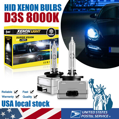 Set(2) D3S HID Xenon Bulb 8000K Replace Factory Bulb for Dodge Charger 2015-2020
