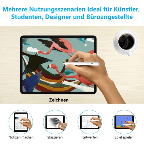 Stylus Pen 2. Generation für Apple iPad 2025/2021-2018 Magnetische Stift Pencil - Bild 15 von 24