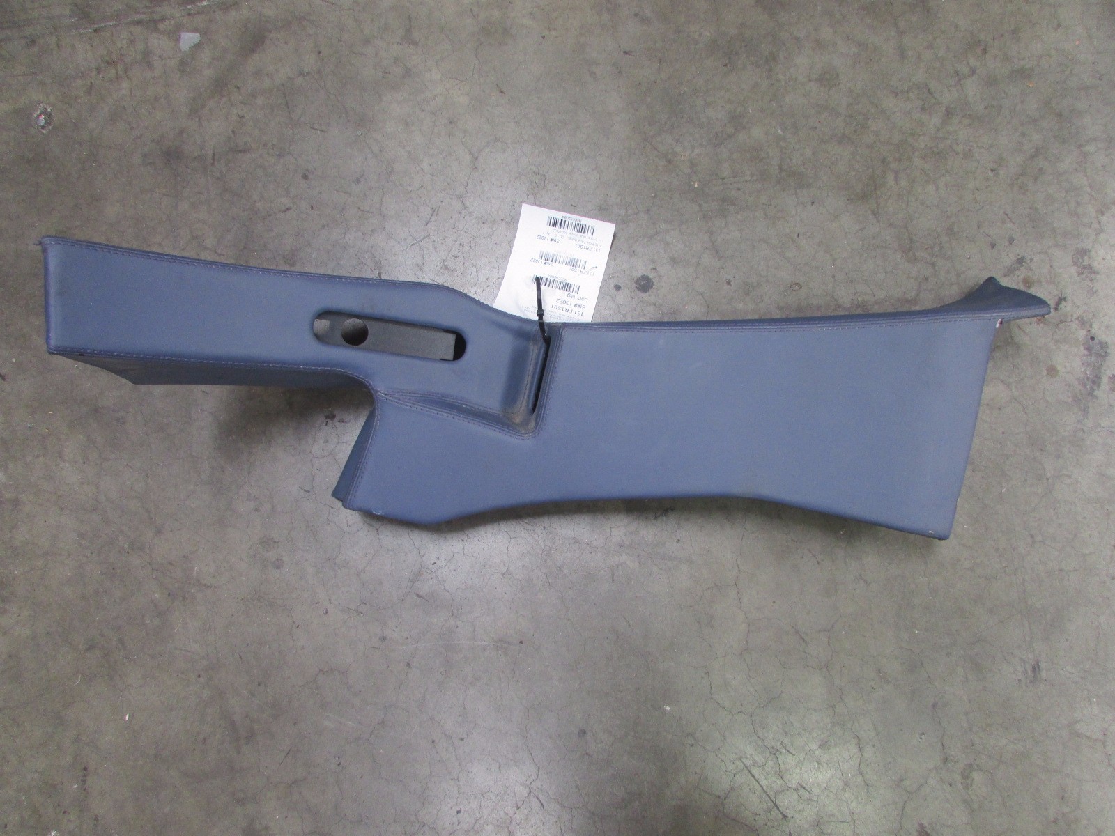Ferrari 360 Coupe, LH B-Pillar Trim Panel, Blue, Used, P/N 66097902