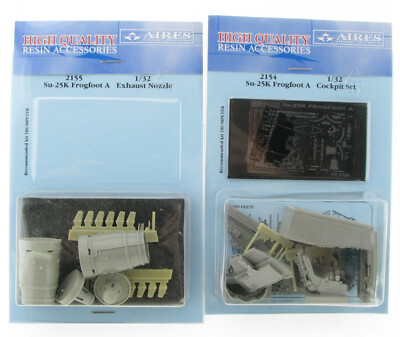 AIRES Su-25K Frogfoot A Exhaust Nozzle + Cockpit Set Kit 1:32 Resin Conversion