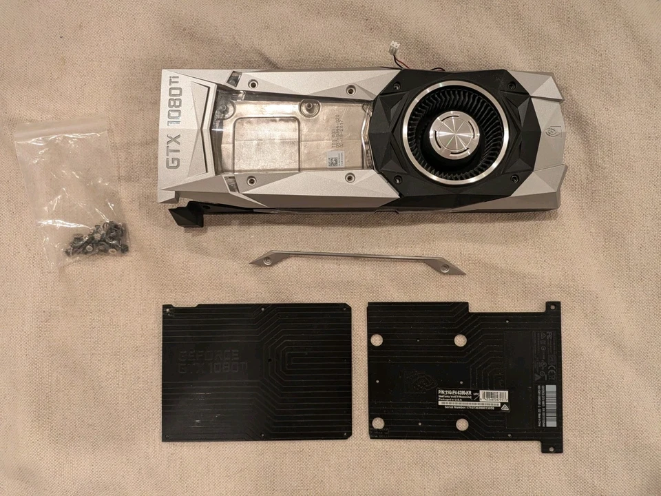 EVGA GTX 1080 Ti FE 11GB + HEATKILLER IV Waterblock + RGB + Original Cooler - Image 4 of 4