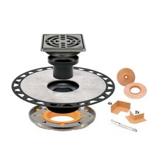 Schluter Systems Kerdi-Drain-A Adaptor Kit for Ring Drains -5-1/2" -