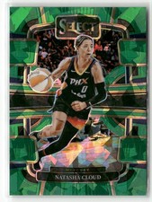 2024 Panini Select WNBA #37 Natasha Cloud Prizms Green Ice