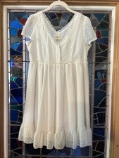 Ralph Lauren Denim & Supply White Babydoll Dress Size Small