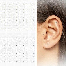 200PCS Ear Seeds, Gold Acupuncture Ear Seeds, Disposable ACU Seeds Health Care S