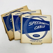 Lot of 3 NOS Driaire Speedometer Cables 80" Long Vintage Replacement Parts