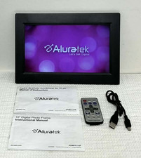 Aluratek 10" Digital Photo Frame ADMPF310F - Black