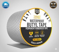 5M X 100MM Waterproof Butyl Tape for Roof Felt Repair & Outdoor Applications
