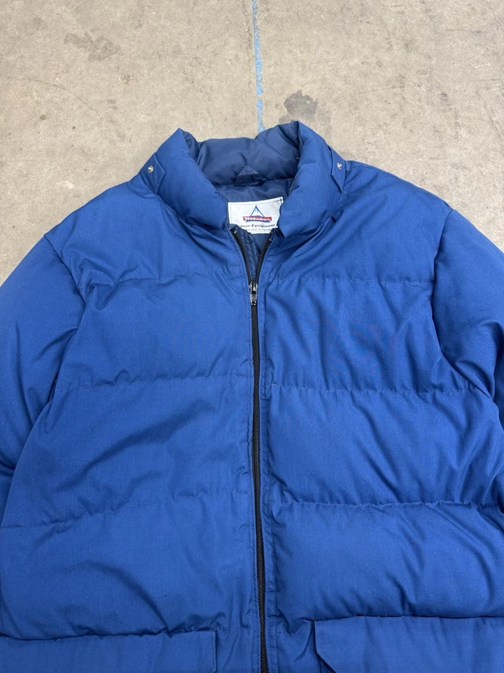 Chaqueta acolchada llena de plumón para equipo exterior Holubar de colección de los años 80 talla XL Foto 2 de 4