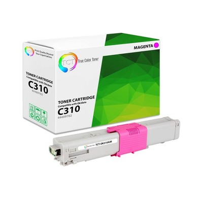 TCT Magenta Oki 44469702 Toner Cartridge For Okidata C330 C310 C530 MC361 MC351