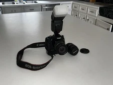 Canon T3i Rebel Camera With  Lenses, flash, Batteries & Grip. Kit package set