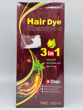 Hair Dye Shampoo 3-in-1 natural healthy Hair WINE RED C-5 Covers Grey 1PK 8/26