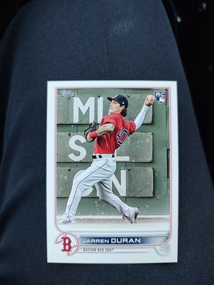 2022 Topps #187 Jarren Duran Rookie Image Variations | eBay