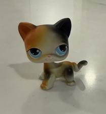 SHORTHAIR CAT 106 - Authentic Littlest Pet Shop - Hasbro LPS Calico