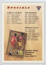 1994 Futera NBL Checklist Robert Rose Adonis Jordan #220 7j0