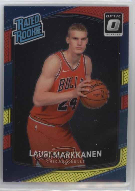 2017 Donruss Optic Rated Rookie Mega Box Red & Yellow Lauri Markkanen #159 1j69