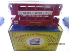 "LESNEY" MODELS OF YESTERYEAR MATCH BOX # 3 Y-3 "E" CLASS TRAMCAR... EX-MT! 1956