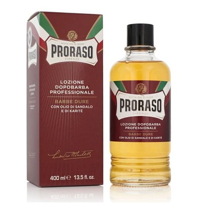 Proraso After Shave Lotion Rot 400ml - Sandelholz & Sheabutter - beschädigte OVP