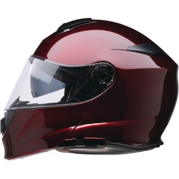 Z1R Solaris 2.0 Modular Helmet - Gloss Red Wine - Adult Size Small