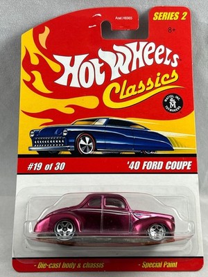 Hot Wheels 1940 Ford Coupe Magenta Classics Series 2 19/30 | eBay