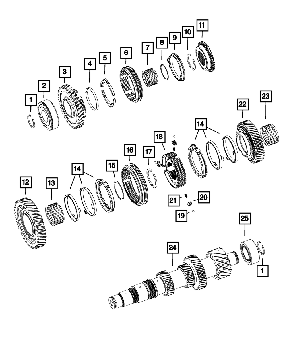 Genuine Mopar First Gear 68334911AB
