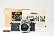 S/N 847xxxx [Mint w/Box] Nikon New FM2 Silver Film Camera Body SLR From Japan