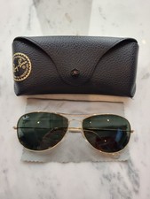 Rayban Sun Frame Mod.RB3362 Cockpit Col.001 Gold Size 59x14. G-15 Lens Color