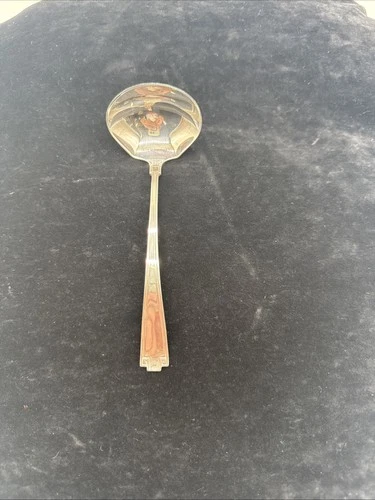 Gorham Etruscan Pattern Sterling Silver Sauce Ladle Circa 1913 5 3/4”