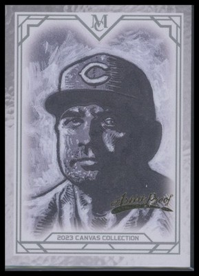 2023 Topps Museum Collection #CCR-21 Joey Votto Canvas Artist Proofs #/50