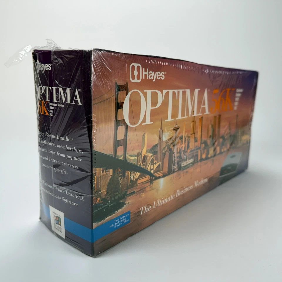 Hayes Optima56K Business Modem Voice Data Fax Factory Sealed - Image 3 of 4