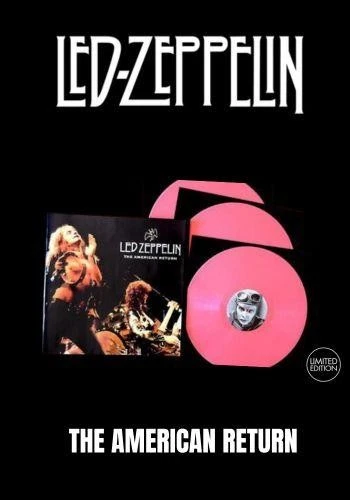 Led Zeppelin - The American Return 3xLP NUMBERED Pink Colored Vinyl