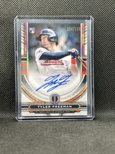 2023 Topps Tribute TA-TF Tyler Freeman Light Blue RC Auto #194/199