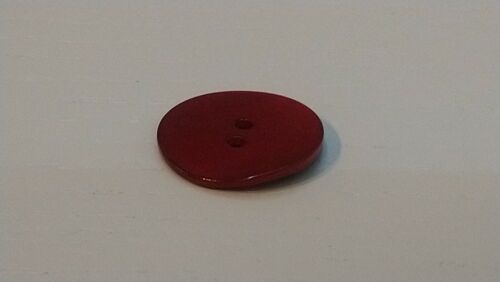 Red Mother of Pearl Buttons, 11mm, 15mm, 20mm or 23mm - Choice of Pack Size - Picture 2 of 4