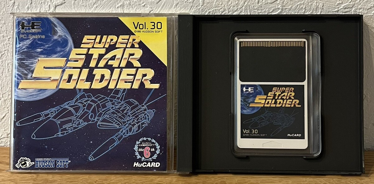 SUPER STAR SOLDIER PC Engine NEC Hu CARD Japan Import with