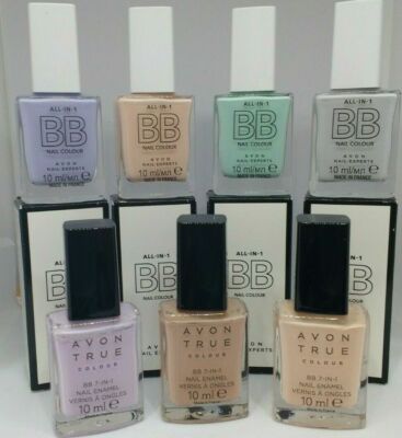 Avon Nail Experts All In 1 Nail Enamel Colour Polish Various Colours Ebay