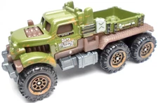 2018 MATCHBOX ROAD MAULER DIRTY MUDDER TRUCKIN' 2 GREEN & BROWN 3 1/8" TRUCK