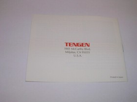 Pac-Man Licensed (Nintendo NES) Original Instruction Manual