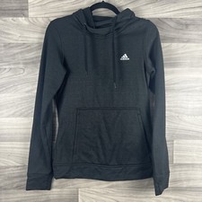 Adidas Hoodie Womens Small Black Climawarm Long Sleeve Workout Casual Gym Ladies