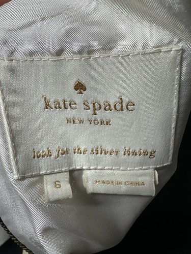 Kate Spade New York Purdy Blue Silk Dress size 6 Color block sheath - Picture 2 of 21