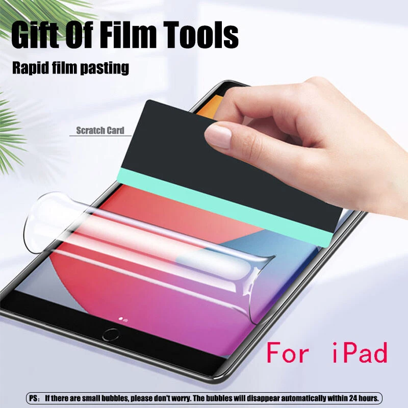 New Full Cover Soft Phone Film For Apple iPad 3 4 5 2 6 7 12.9inch Lot - Image 3 of 4