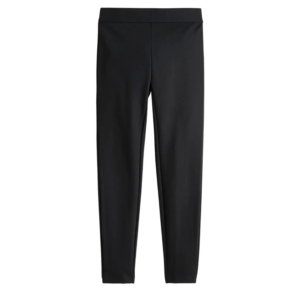 J.CREW PIXIE Pant Leggings in Stretch Ponte BLACK Size 4R - Image 3 of 4