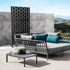 Privacy Screen Outdoor Decorative Panels Planter Wall Metal Fence Panels Modern