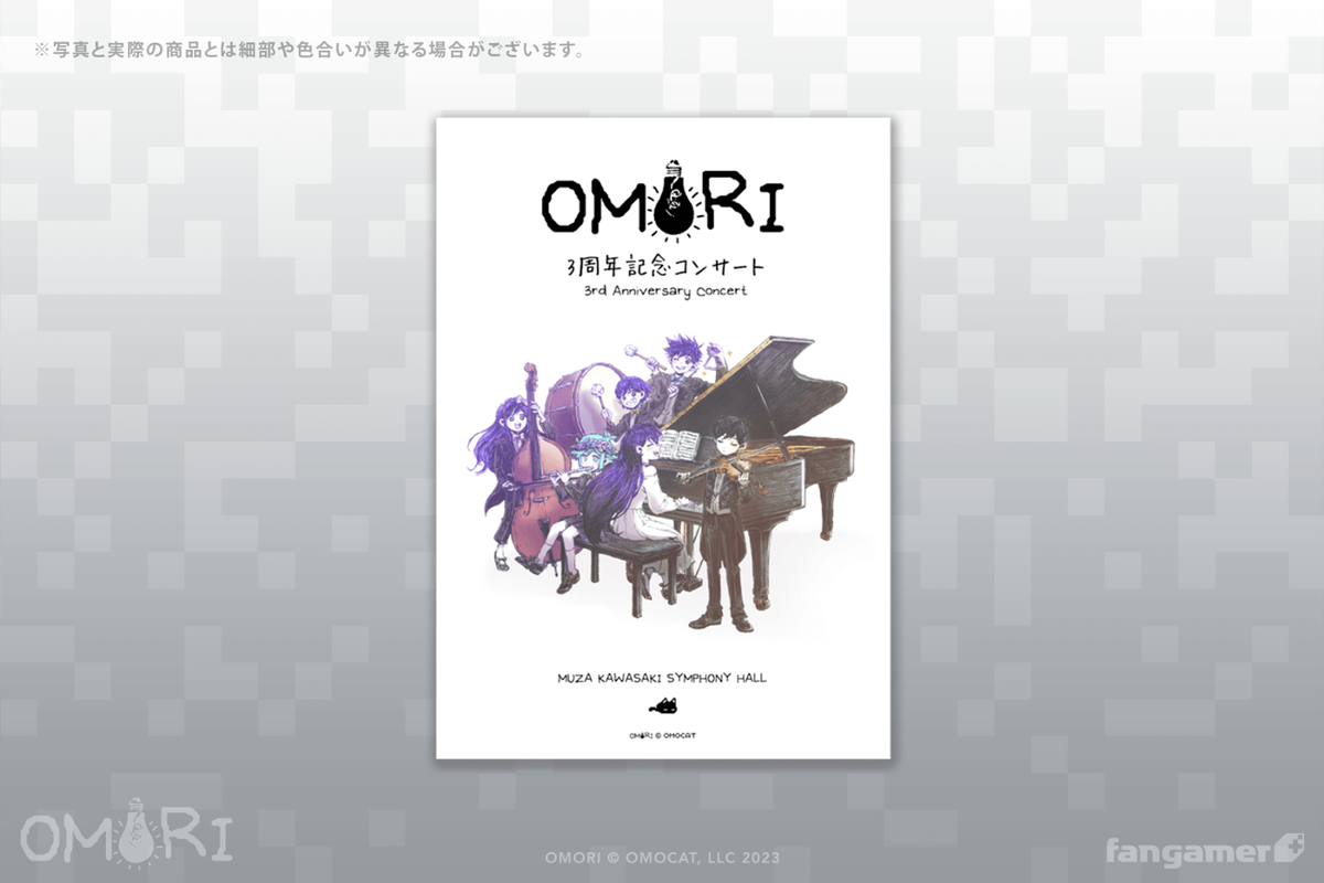OMORI 3rd Anniversary Concert Brochure OMOCAT FANGAMER Set OMORI 3rd Anniversary Concert Brochure OMOCAT FANGAMER Set