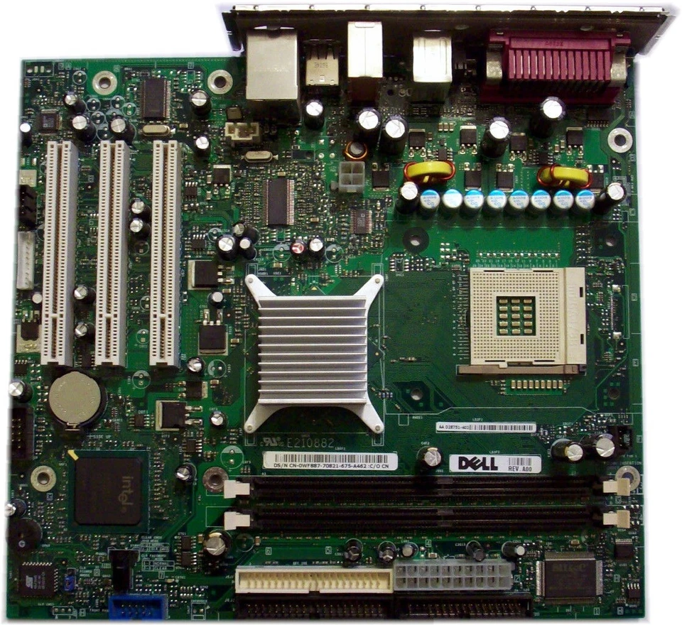 DELL E210882 PB DE051 C83553-004 Socket 478 Computer Motherboard with Backplate - Image 3 of 4