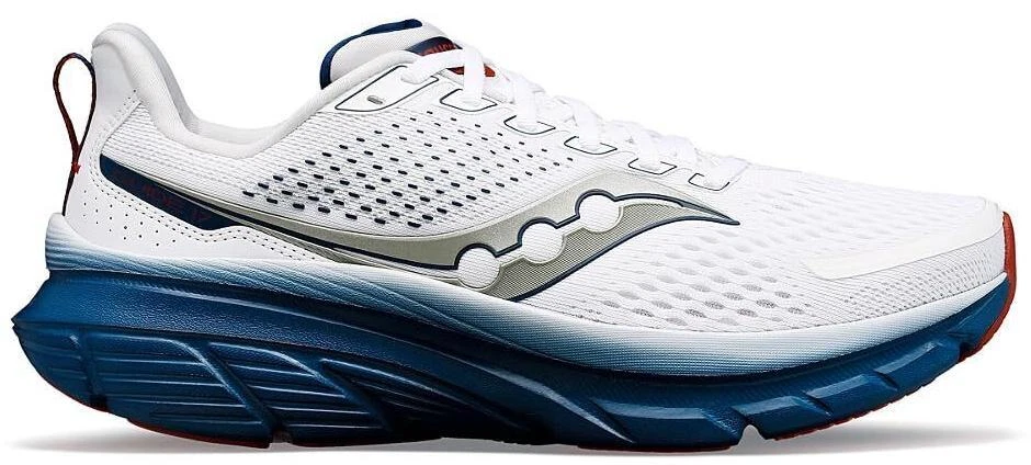 Saucony Guide 16 S20810-85 Sneakers Men\'s 9.5 White/Gravel Running Shoes SAUCONY GUIDE 16 WHITE/GRAVEL - MENS - Lamey Wellehan Shoes main image 4