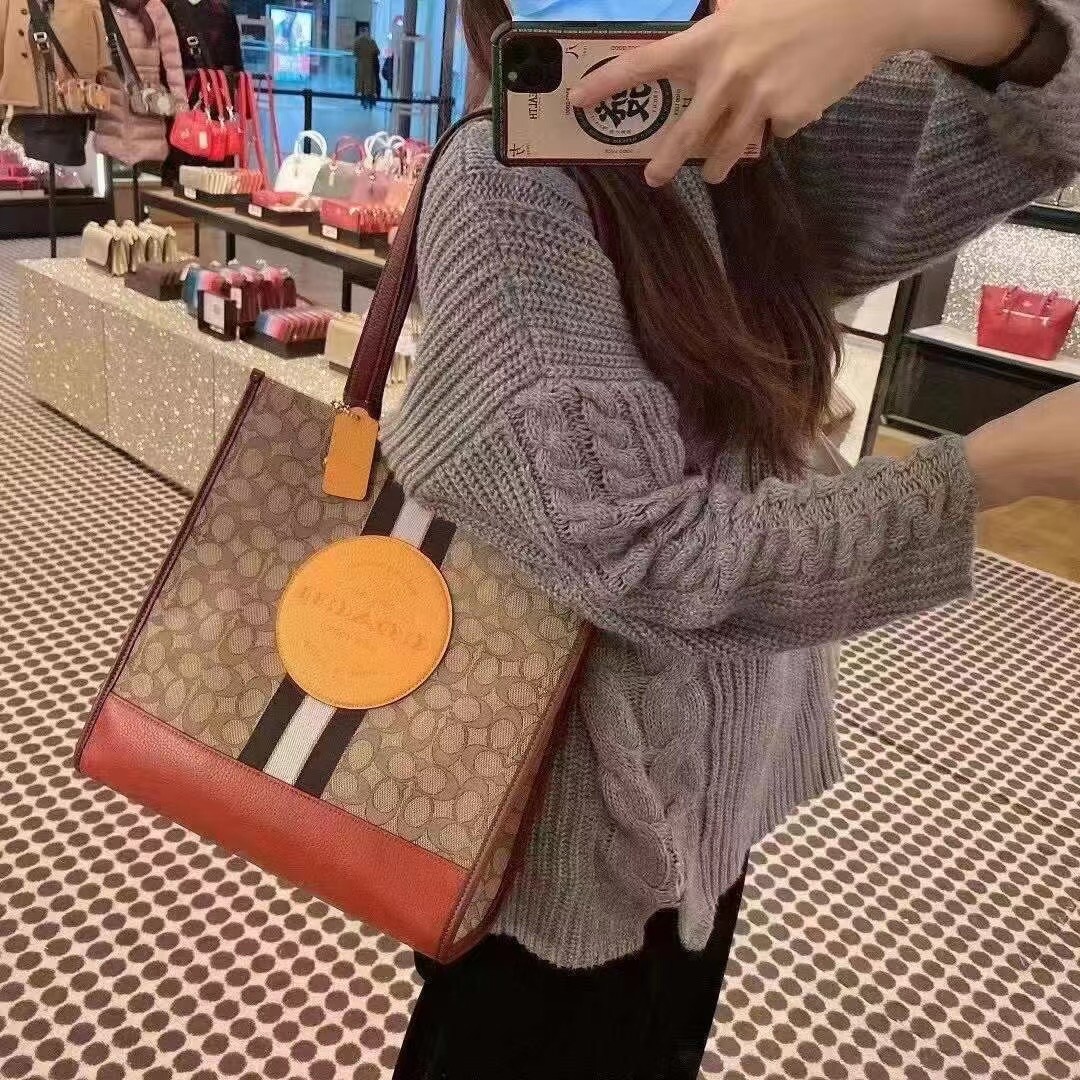 Coach 1917 Dempsey Tote - Multicolor for sale online | eBay