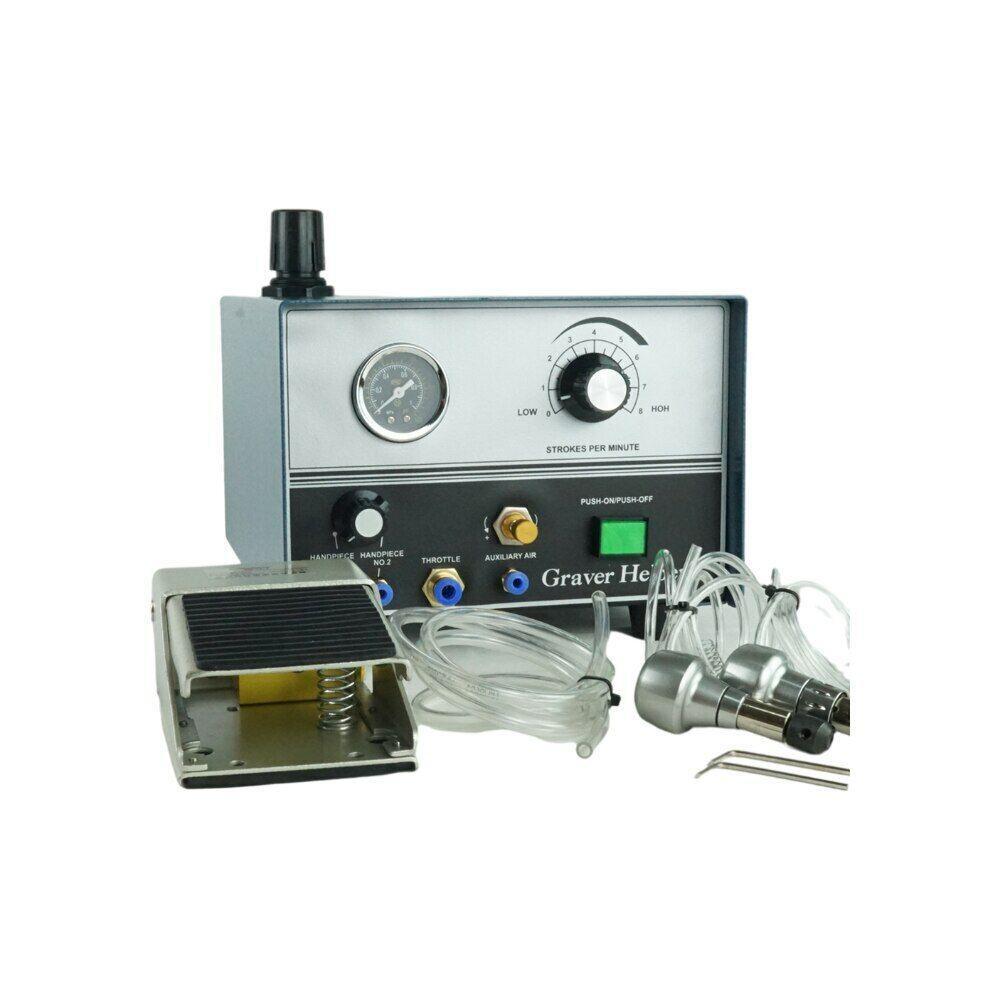 Double Ended Metal Engraver Hand Pneumatic Engraving Machine Jewelry Engraver